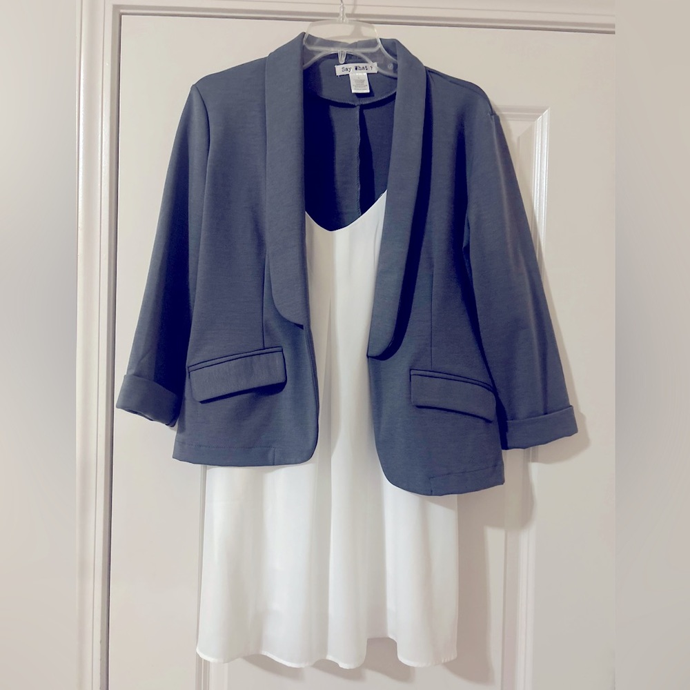 Gray Blazer